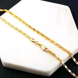 18K Gold plated Necklace / Chain for Men and Women